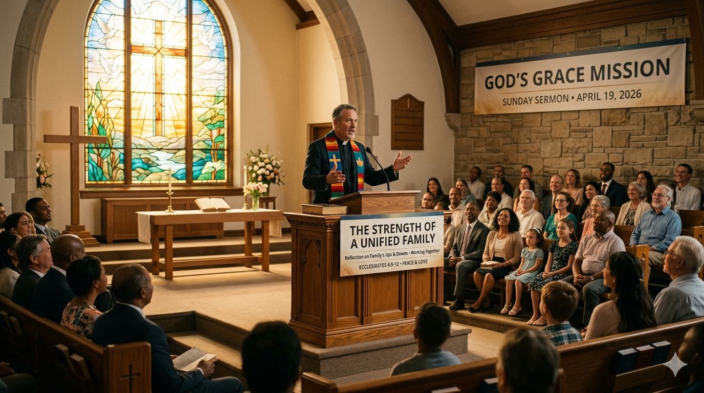 April 19th 2026 Sunday Sermon Reflection: The Strength of a Unified Family
