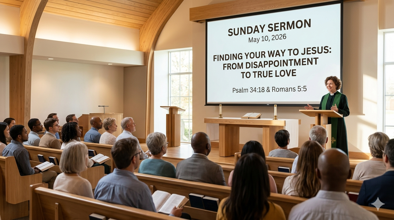 May 10th 2026 Sunday Finding Your Way to Jesus: From Disappointment to True Love