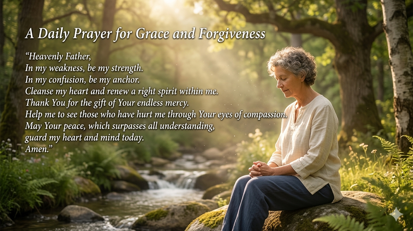 ​A Daily Prayer for Grace and Forgiveness